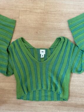 BDG Striped Cropped Sweater